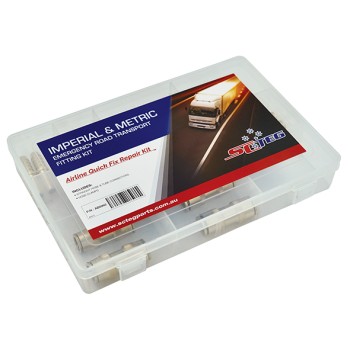 Airline Quick Fix Repair Kit, Push-To-Connect - Imperial & Metric